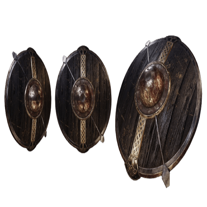 Greencade's listing image of its Assassin's Creed Valhalla shield replica