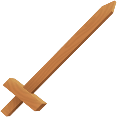Wooden Sword kingdom hearts 3d printed replica