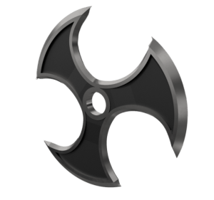 ZED SHURKINED 3D PRINTED REPLICA