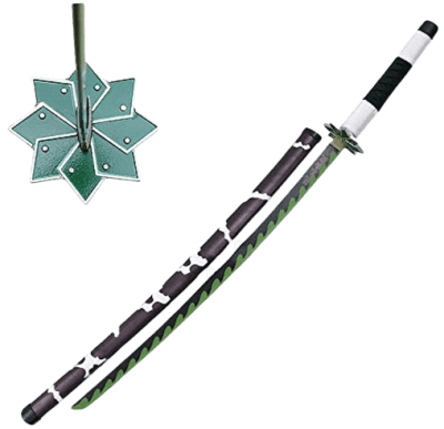 Sanemi Shinazugawa’s Green Sword 3D PRINTED REPLICA BY GEENCADE