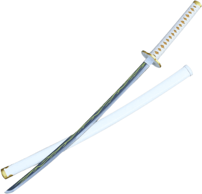 Get your hands on Zenitsu's Yellow Sword from Demon Slayer – a true masterpiece for fans. Meticulously crafted and 3D-printed with durable PLA material