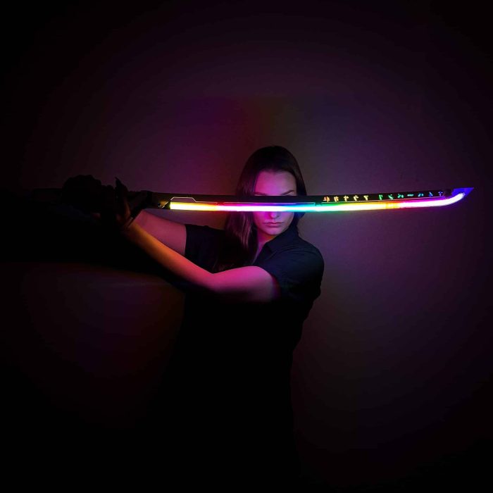 Arasaka Thermal Katana LED + Sheath Cyberpunk 2077 - Greencade