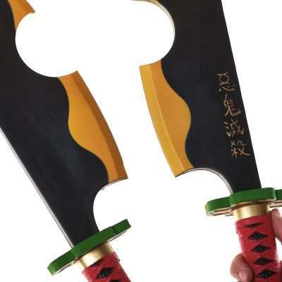 Tengen Uzui’s Dual Cleavers Replica Prop cosplay Greencade