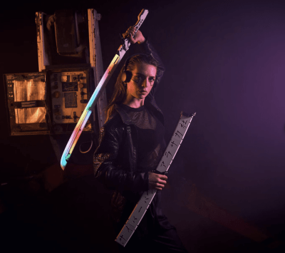 Arasaka Thermal Katana LED Cyberpunk 2077 Metal Edition - Greencade