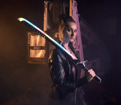 Arasaka Thermal Katana LED Cyberpunk 2077 Metal Edition - Greencade