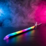 Arasaka Cyberpunk Katana 2077 LED REplica prop Greencade