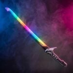 Arasaka Cyberpunk Katana 2077 LED REplica prop Greencade