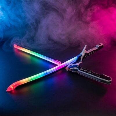 Arasaka Cyberpunk Katana 2077 LED REplica prop Greencade