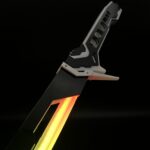 Arasaka Cyberpunk 2077 Katana Sword LED Cosplay Greencade