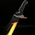 Arasaka Cyberpunk 2077 Katana Sword LED Cosplay Greencade