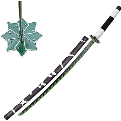 Sanemi Shinazugawa’s Green Sword 3D PRINTED REPLICA BY GEENCADE