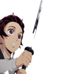 Demon Slayer Anime Tanjiro’s Black Sword 3d printed replica by greencade