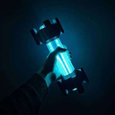 High-Intensity Flare RGB Deep Rock Galactic Lamp Prop Replica Gift Gaming Setup Accessory - Greencade