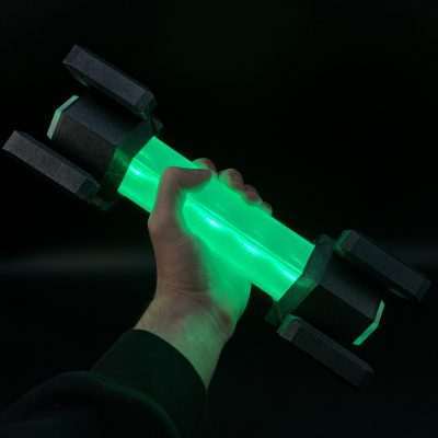 RGB Flare Replica Prop Deep Rock Galactic Lamp Cosplay Greencade