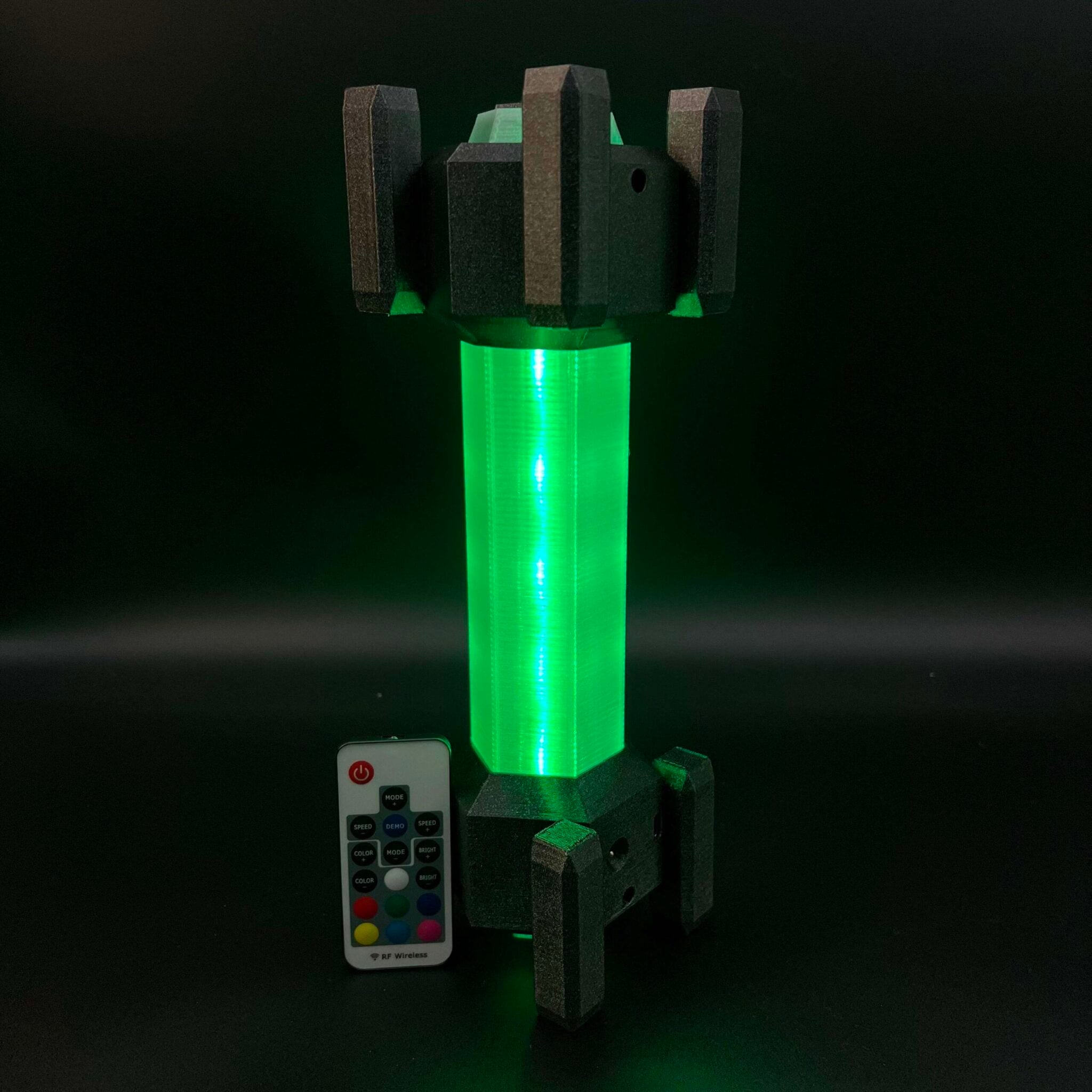 RGB Flare Replica Prop Deep Rock Galactic Lamp Cosplay Greencade