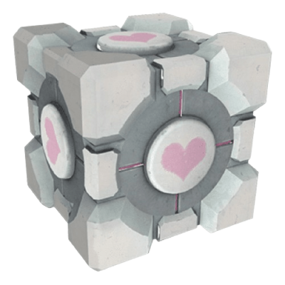 Weighted Companion Cube - Portal 2 (Pre-Order)