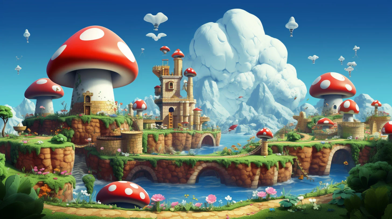 Mario Mushroom kingdom - Greencade