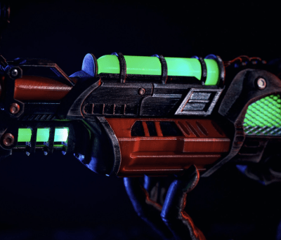 Ray Gun Mark 2 LED Prop Replica - Greencade