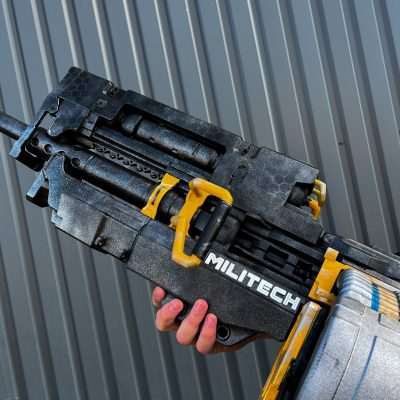 Militech Mk. 31 HMG – Cyberpunk Prop Replica - Greencade