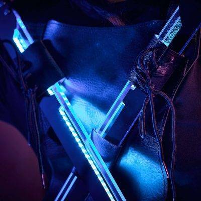 Phantom Blue LED Katana Cyberpunk 2077 Prop Replica - Greencade