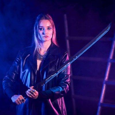 Phantom Blue LED Katana Cyberpunk 2077 Prop Replica - Greencade