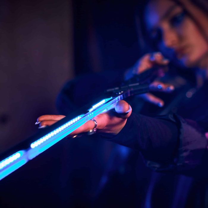 Phantom Blue LED Katana Cyberpunk 2077 Prop Replica - Greencade