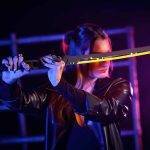 Phantom Orange LED Katana Cyberpunk 2077 Prop Replica - Greencade