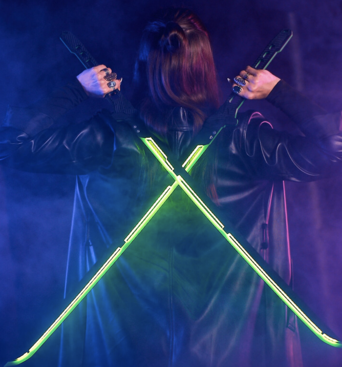 Phantom Green LED Katana Cyberpunk 2077 Prop Replica - Greencade