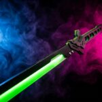 Phantom Green LED Katana Cyberpunk 2077 Replica prop Greencade