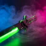 Phantom Green LED Katana Cyberpunk 2077 Replica prop Greencade