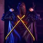 Phantom Orange LED Katana Cyberpunk 2077 Prop Replica - Greencade