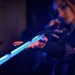 Phantom Blue LED Katana Cyberpunk 2077 Prop Replica - Greencade