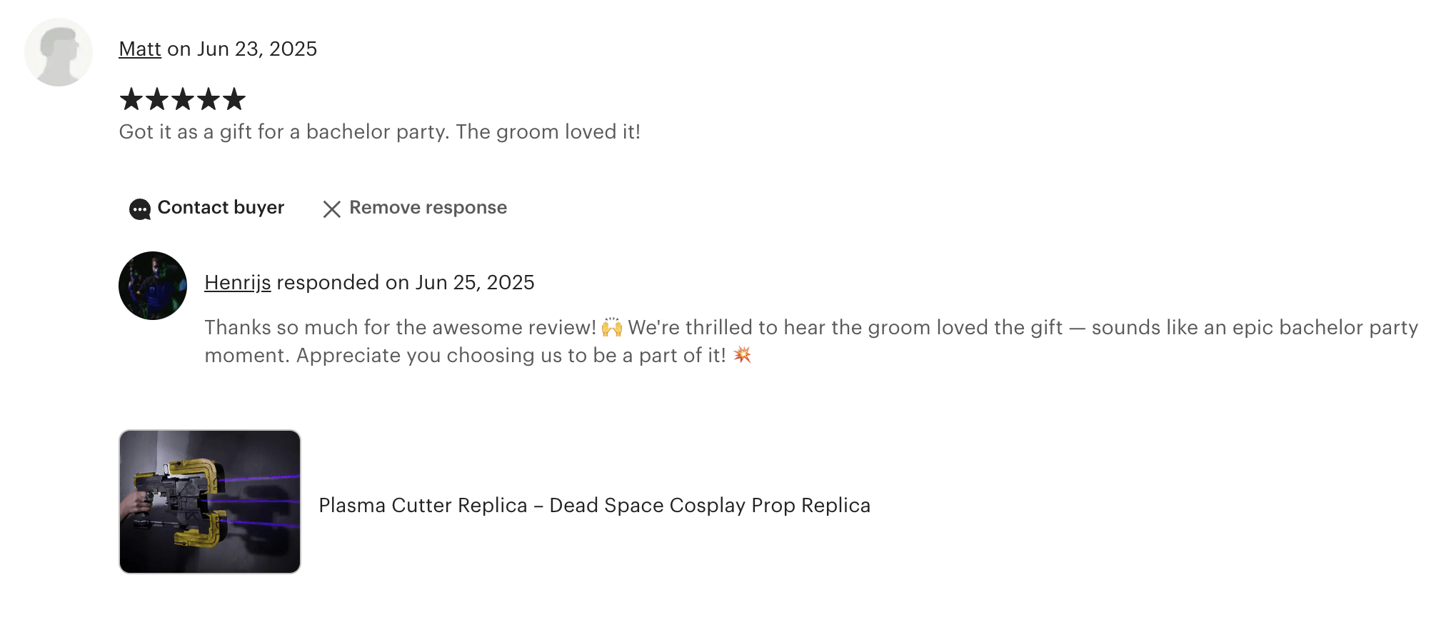 Greencade Reviews - Greencade Props & Replicas