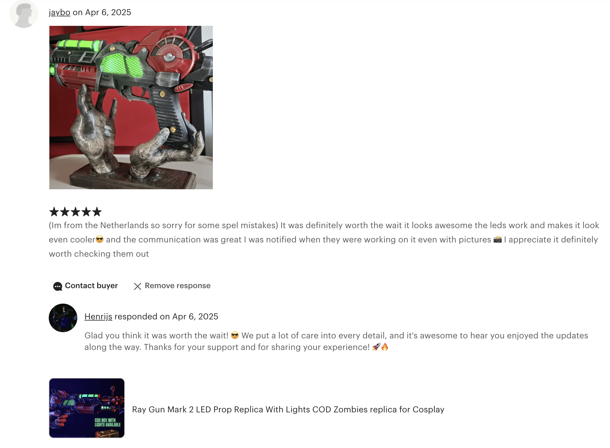 Greencade Reviews - Greencade Props & Replicas