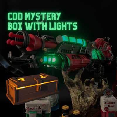 Mystery Box with lights Call of Duty Zombies Replica Prop - Greencade