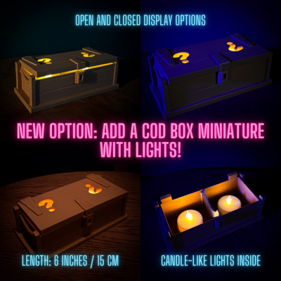 Mystery Box with lights Call of Duty Zombies Replica Prop - Greencade