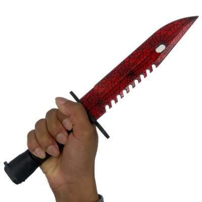 M9 Bayonet Crimson Web CSGO Props Replica Art - Greencade