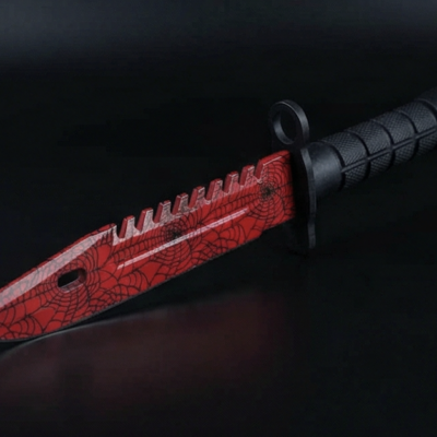 M9 Bayonet Crimson Web CSGO Replica Prop Greencade