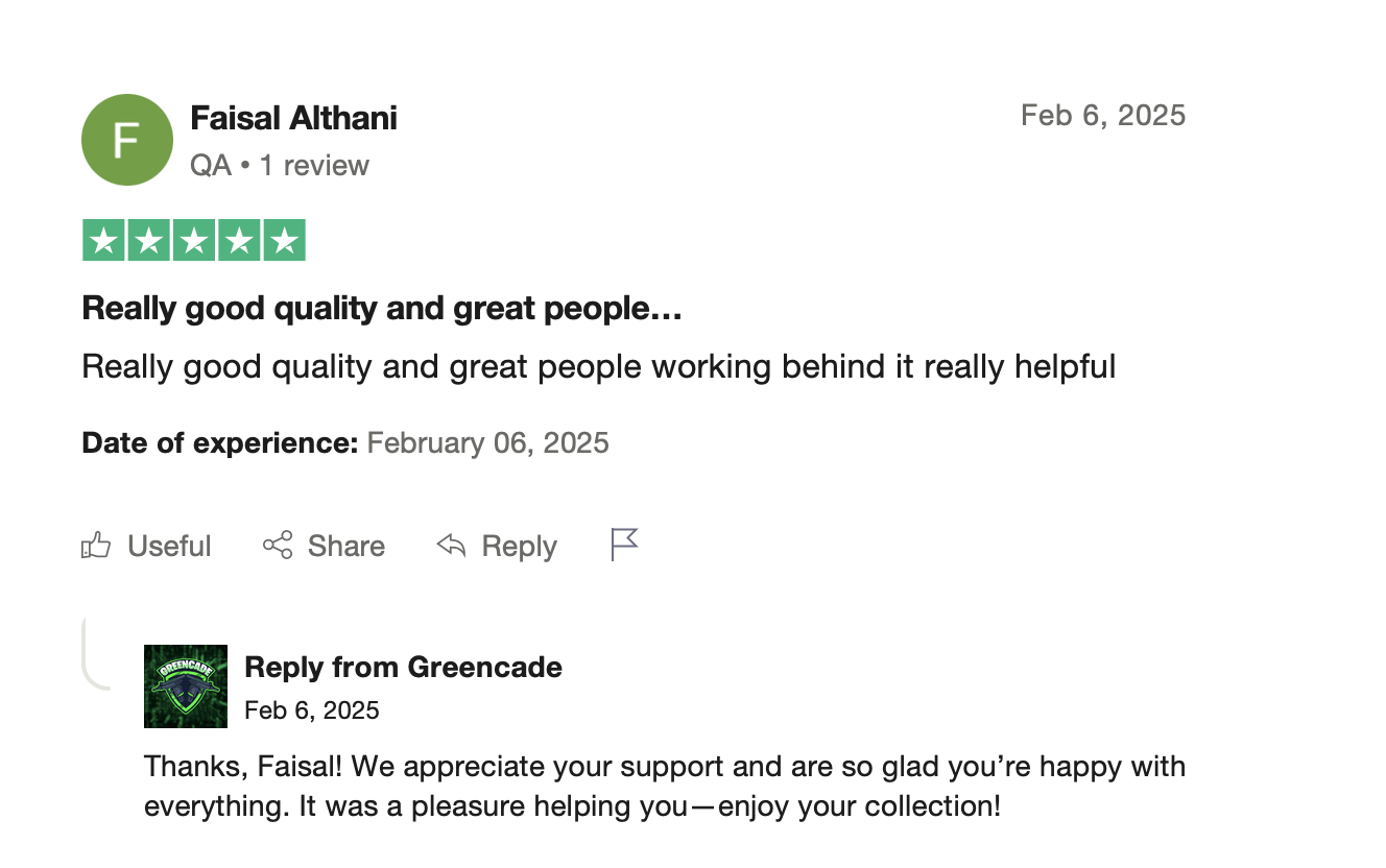 Greencade Reviews