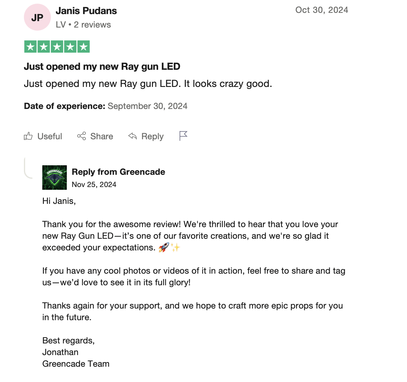 Greencade Reviews