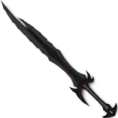 Daedric Greatsword Replica Prop – Skyrim cosplay greencade