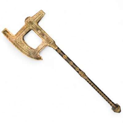 Dwarven Battleaxe Replica Prop – Skyrim cosplay greencade