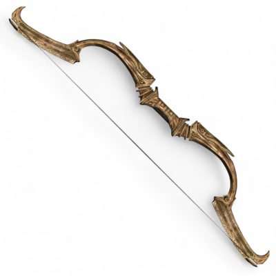 Dwarven Bow Replica Prop – Skyrim cosplay greencade