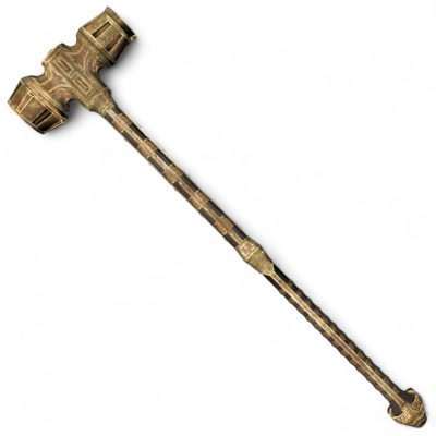 Dwarven Warhammer Replica Prop – Skyrim cosplay greencade