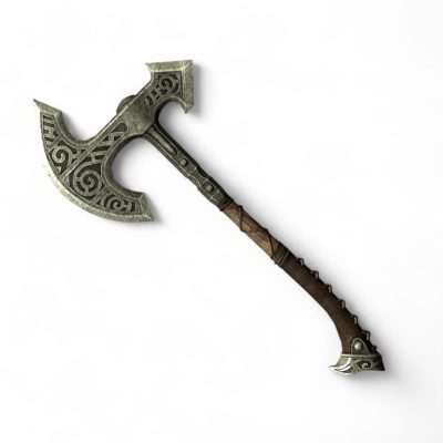 Ebony War Axe Replica Prop – Skyrim cosplay greencade