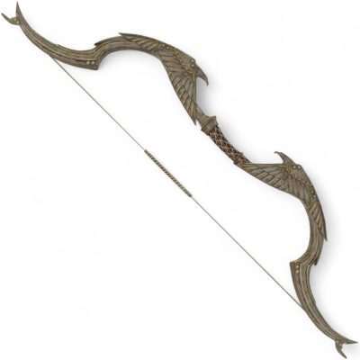 Elven Bow Replica Prop – Skyrim cosplay greencade