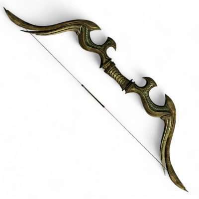 Glass Bow Replica Prop – Skyrim cosplay greencade