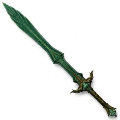 Glass Sword Replica Prop – Skyrim cosplay greencade