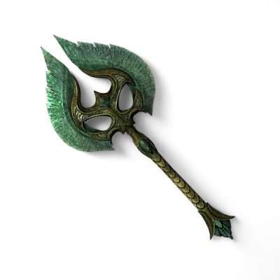 Glass War Axe Replica Prop – Skyrim cosplay greencade