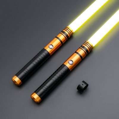 The Void Fang Lightsaber Interactive Swing Motion Heavy Dueling Double Bladed Star Wars Cosplay Greencade